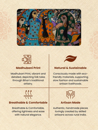 Silkmark Tussar Beige Top Katan Silk Brown Dupatta