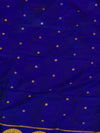 Indiehaat | Handloom Weaving Paithani Silk Saree Blue