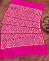 Indiehaat | Banarasi Lichi Silk Brocade Dupatta Pink