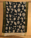 Indiehaat |Bangalori Handpainted Black Dupatta