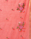 Indiehaat | Kota Silk Embroidered Saree Red