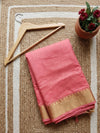 Rangriti Hand Dyed Kota Silk Saree Pink