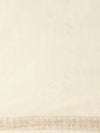 Indiehaat | Hand Dyed Kota Silk Zari Striped Saree White