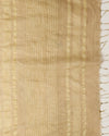 Indiehaat | Kota Silk Hand Dyed Plain Saree Gold