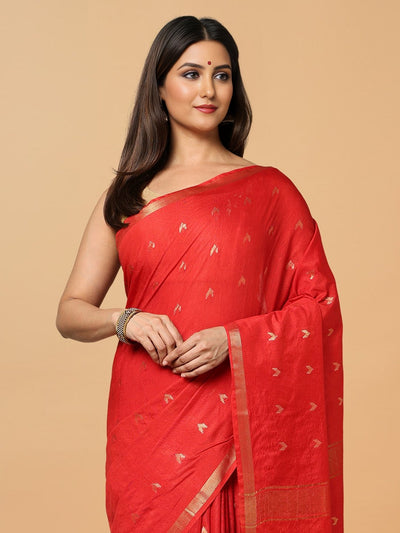 Mridula Kota Silk Saree Red