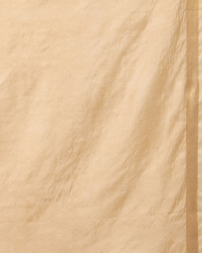 Indiehaat | Kota Silk Hand Dyed Jacquard Saree Beige