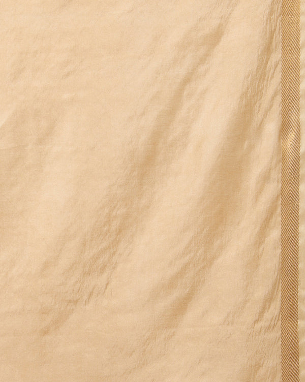 Indiehaat | Kota Silk Hand Dyed Jacquard Saree Beige