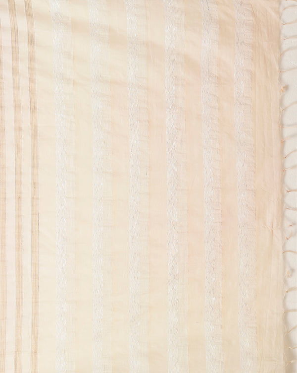 Indiehaat | Kota Silk Hand Dyed Kantha Saree Maroon