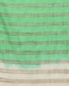 Indiehaat | Kota Silk Hand Dyed Kantha Saree Green