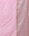 Indiehaat | Kota Silk Hand Dyed Kantha Saree Pink