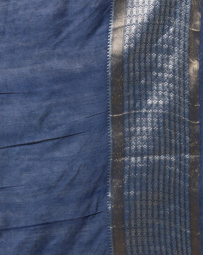 Indiehaat | Kota Silk Banarasi Border Hand Dyed Saree Pink