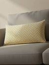 Indiehaat | Pure Cotton Jaquard Pillow Cover Yellow