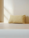 Indiehaat | Pure Cotton Jaquard Pillow Cover Yellow