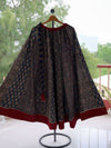 Indiehaat | Ajrakh Print Cotton Lehanga Skirt Blue