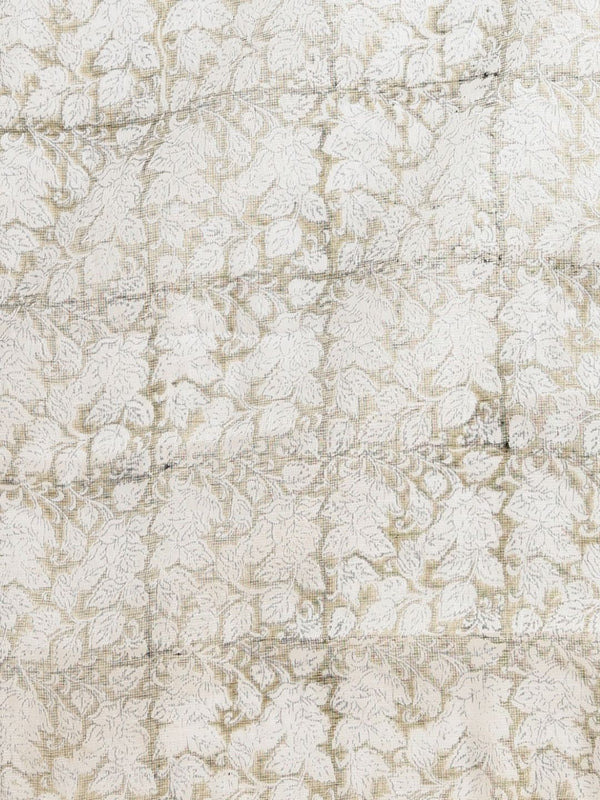 Indiehaat | Pure Kota Doria Blockprint Suit Green