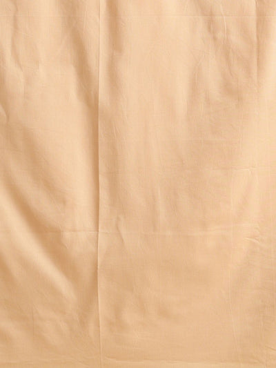 Indiehaat | Pure Kota Doria Blockprint Suit Brown