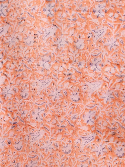 Indiehaat | Pure Kota Doria Blockprint Suit Pink