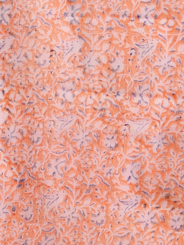 Indiehaat | Pure Kota Doria Blockprint Suit Pink