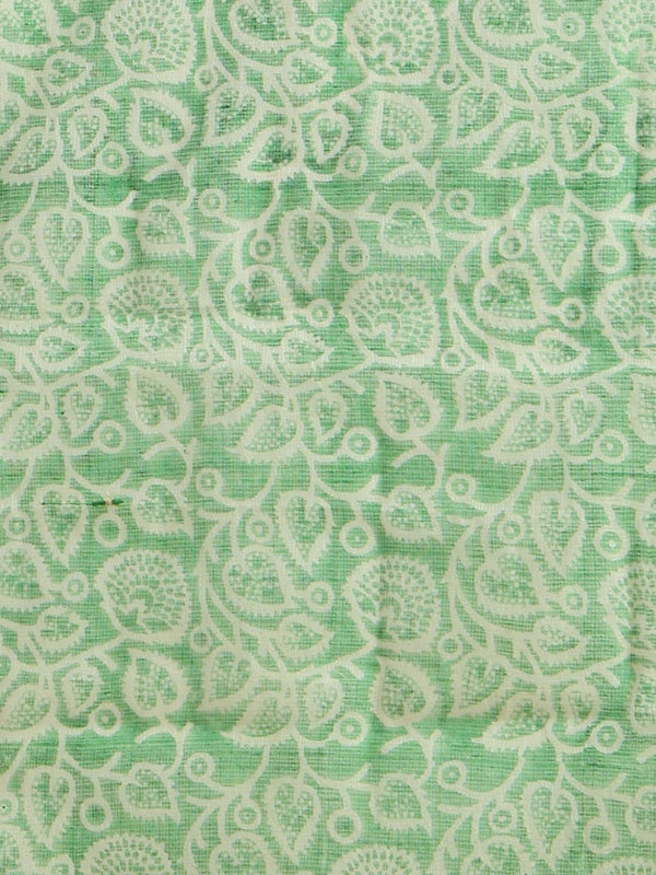 Indiehaat | Pure Kota Doria Blockprint Suit Green