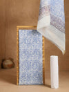 Indiehaat | Pure Kota Doria Blockprint Suit Blue
