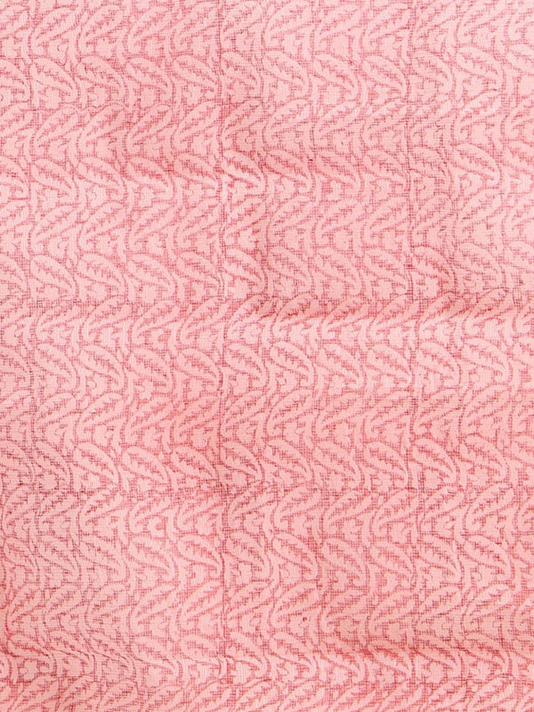 Indiehaat | Pure Kota Doria Blockprint Suit Pink