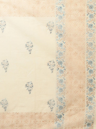 Indiehaat | Pure Kota Doria Blockprint Suit Yellow