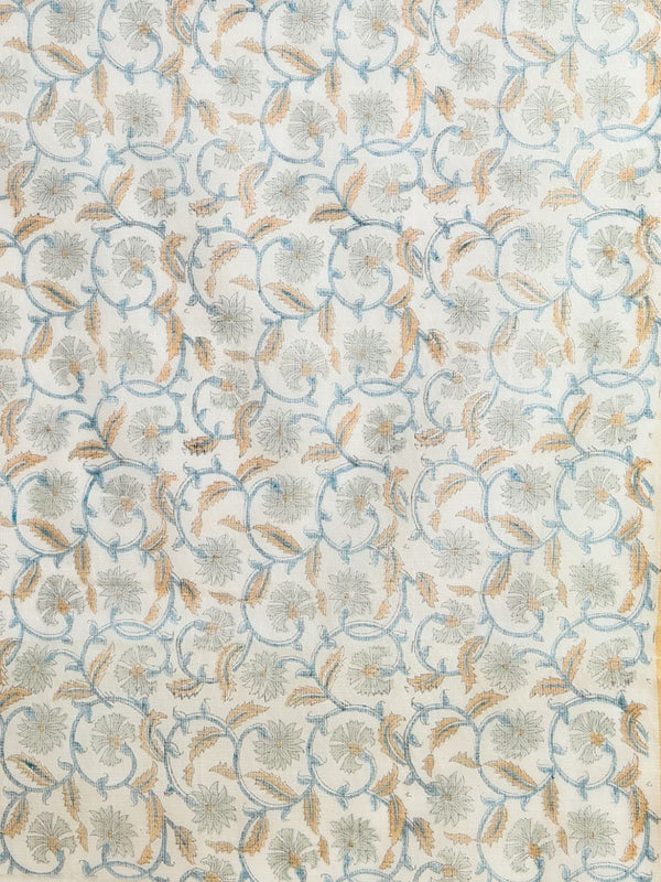 Indiehaat | Pure Kota Doria Blockprint Suit White