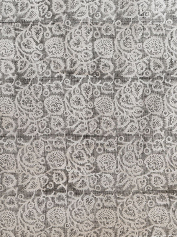 Indiehaat | Pure Kota Doria Blockprint Suit Black & White