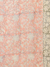 Indiehaat | Kota Doria Hand Block Print Multicolor Saree