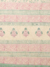 Indiehaat | Kota Doria Hand Block Print Multicolor Saree