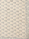 Indiehaat | Kota Doria Hand Block Print Multicolor Saree