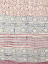 Indiehaat | Kota Doria Hand Block Print Multicolor Saree