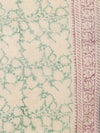Indiehaat | Kota Doria Hand Block Print Multicolor Saree