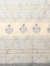 Indiehaat | Kota Doria Hand Block Print Multicolor Saree