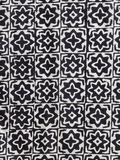 Indiehaat | Pure Mul Cotton Hand Wax Batik Suit Blue