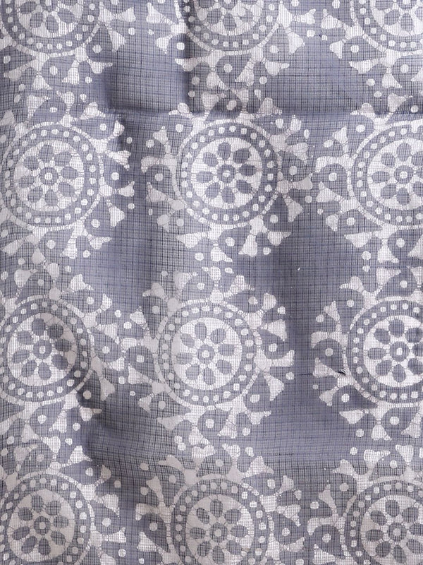 Indiehaat | Kota Doria Hand Wax Batik Suit Blue