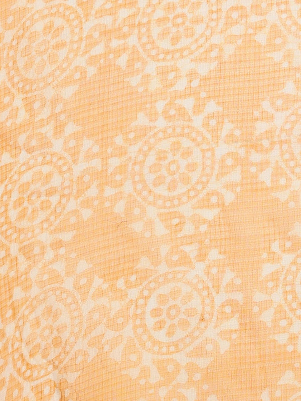 Indiehaat | Kota Doria Hand Wax Batik Suit Yellow