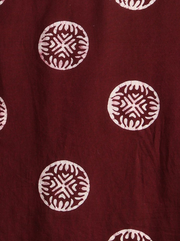 Indiehaat | Kota Doria Hand Wax Batik Suit Yellow