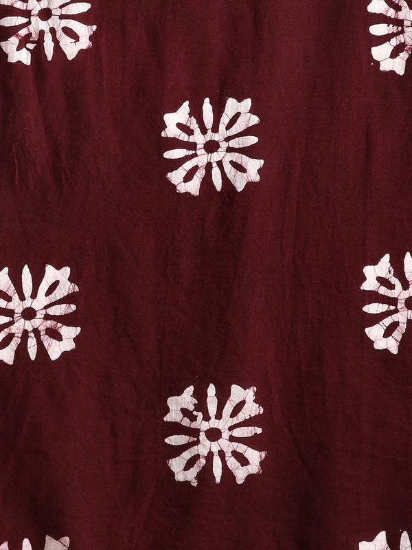 Indiehaat | Kota Doria Hand Wax Batik Suit Yellow