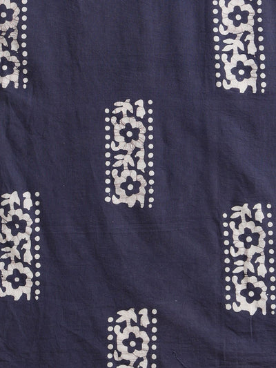 Indiehaat | Kota Doria Hand Wax Batik Suit Red