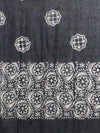 Indiehaat | Pure Mul Cotton Hand Wax Batik Suit Black & White