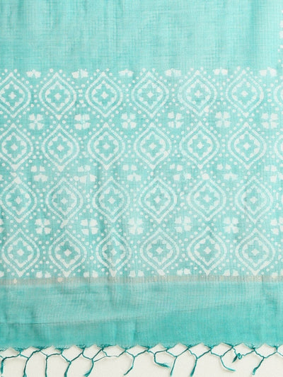 Indiehaat | Kota Doria Hand Wax Batik Suit Green