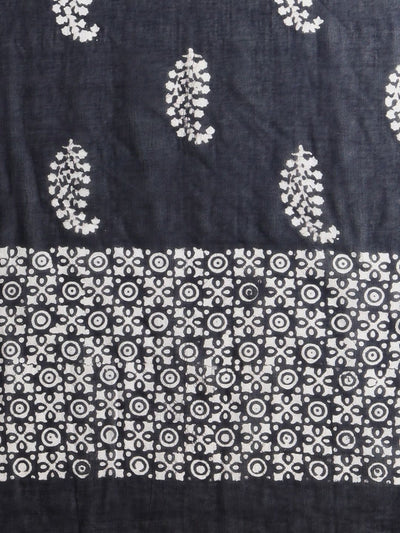 Indiehaat | Pure Mul Cotton Hand Wax Batik Suit Blue