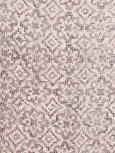 Indiehaat | Kota Doria Hand Wax Batik Suit Pink