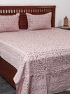 Indiehaat | Applique Double Bedsheet Pink