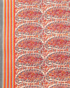 Indiehaat | Kashmiri Silk Printed Saree Red & White