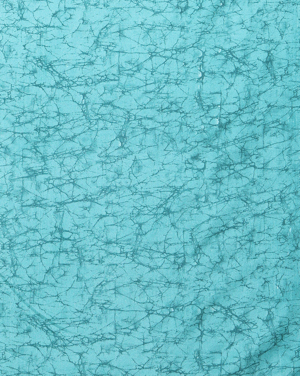 Indiehaat | Kashmiri Silk Printed Saree Teal & Turquoise