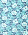 Indiehaat | Kashmiri Silk Printed Saree Teal & Turquoise