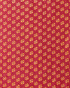 Indiehaat | Kashmiri Silk Printed Saree Off-White & Deep Red
