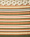 Indiehaat | Kashmiri Silk Printed Saree White & Green